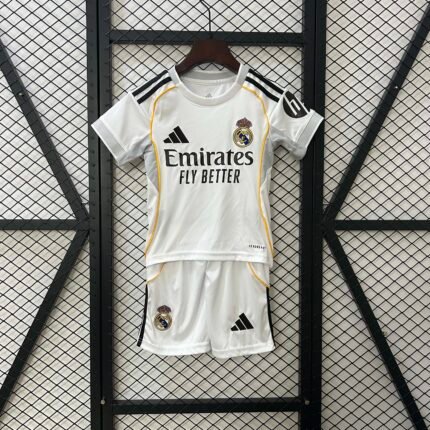 2025/2026 Real Madrid Home Football Shirt 1:1 Thai Quality Kids Size