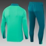 2024 Portugal Half-Pull Training Suit Green Football Shirt Set - Image 2