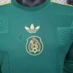 2025 Long Sleeve Player Version Mexico National Gold cup Version Green Football Shirt 1:1 Thai Quality - Image 5