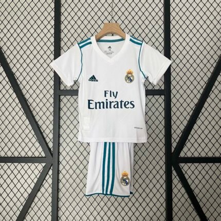 2017/2018 Retro Real Madrid Home Football Shirt 1:1 Thai Quality Kids Size