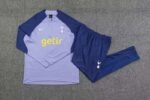 2023 Tottenham Half-Pull Training Suit Purple Jersey 1:1 Thai Quality Set - Image 3