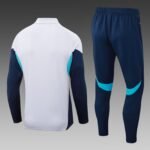 2025/2026 Arsenal Half-Pull Training Suit Light Gray Football Shirt 1:1 Thai Quality Set - Image 2