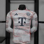2025/2026 Player Version Long Sleeve Bayern Munich Away Football Shirt 1:1 Thai Quality