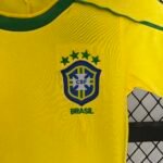 1998 Retro Brazil Home Football Shirt 1:1 Thai Quality Kids Size - Image 6