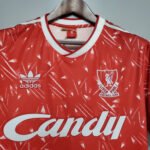 Retro 1989/1991 Liverpool Football Shirt Home 1:1 Thai Quality - Image 3