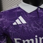 2025/2026 Player Version Real Madrid Special Edition Purple Football Shirt 1:1 Thai Quality - Image 4