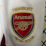 2005/2006 Retro Arsenal Home Football Shirt 1:1 Thai Quality Kids Size - Image 7