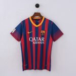 2013-2014 Retro Barcelona Home Blue&Red Soccer Jersey AAA-888