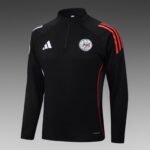 2025/2026 Ajax Half-Pull Training Suit Black Football Shirt 1:1 Thai Quality Set - Image 3