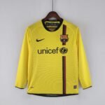 2008/2009 Retro Long Sleeve Barcelona Away Football Shirt 1:1 Thai Quality