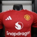 2024/2025 Player Version Manchester United Home Football Shirt 1:1 Thai Quality - Image 5