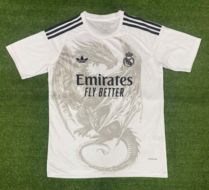 2024/2025 Real Madrid Special Edition White Gray Football Shirt1:1 Thai Quality