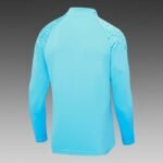 2023/2024 Olympique de Marseille Half-Pull Training Suit Light blue Football Jersey Set - Image 4