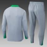 2025 Nigeria Half-Pull Training Suit Grey Football Shirt 1:1 Thai Quality Set - Image 2