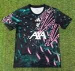 2025/2026 Liverpool Pre Match Training Wear Black Football Shirt 1:1 Thai Quality