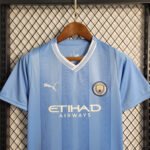 2023/2024 Manchester City Home Football Shirt 1:1 Thai Quality Kids Size - Image 3