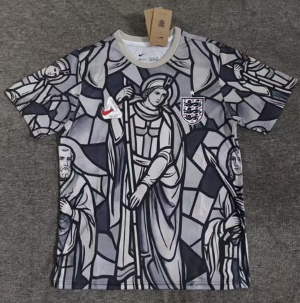 （S-4XL)2026-27 Special Edition England Light Grey Soccer Jersey AAA
