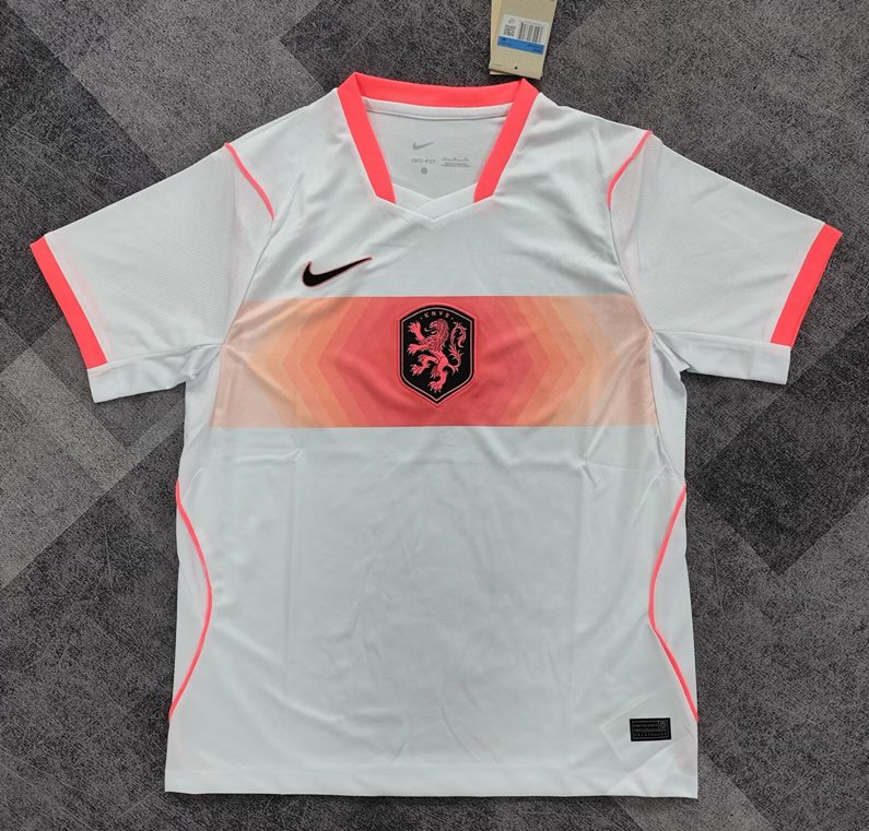 psc (1) 2026-27 Netherlands Away White Soccer Jersey AAA - Image 1