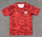 (S-4XL)26-27 Poland Away Red Soccer Jersey AAA