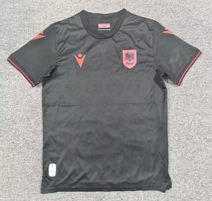 （S-4XL） 2026-2027 Albania 2nd Away Black Soccer Jersey AAA