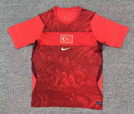 (S-4XL)26-27 Türkiye Away Red Soccer Jersey AAA