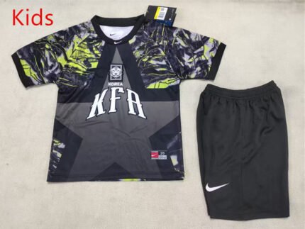 2026-2027 Korea Goalkeeper Black Kids/Youth Soccer Uniform