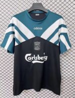 Retro Version 96-97 Liverpool Black  Soccer Jersey AAA