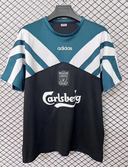 Retro Version 96-97 Liverpool Black  Soccer Jersey AAA