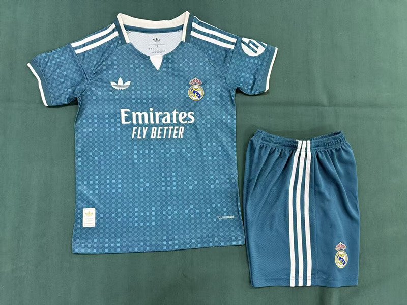 psc (3) 2026-27 Real Madrid Away Blue Soccer uniform - Image 1