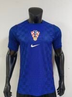 Player Version 26-27 Croatia Away Blue Soccer Jersey AAA