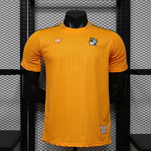 small(7) Player Version 26-27 Côte d'Ivoire Orange Soccer Jersey AAA - Image 1
