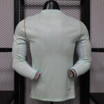 Player Version 2026-2027 France Away Light Green Long sleeves Soccer Jersey AAA - Image 2
