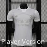 Player version La Liga 125th Anniversary Edition Real Madrid  White Soccer Jersey AAA