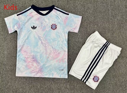 2026-2027 Costa Rica Away  Blue White  kids/youth  Soccer uniform