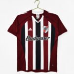 Retro version 2005-06 River Plate Away White  Red Soccer Jersey AAA