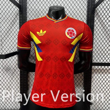 Player version 2026-27 Colombia Red Soccer Jersey AAA