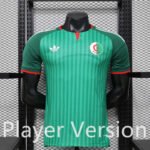 Player version 2026-2027 Algeria Green Soccer Jersey AAA