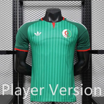 Player version 2026-2027 Algeria Green Soccer Jersey AAA