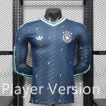 Player Version 2026-2027 Germany Away Blue Long sleeves Soccer Jersey AAA