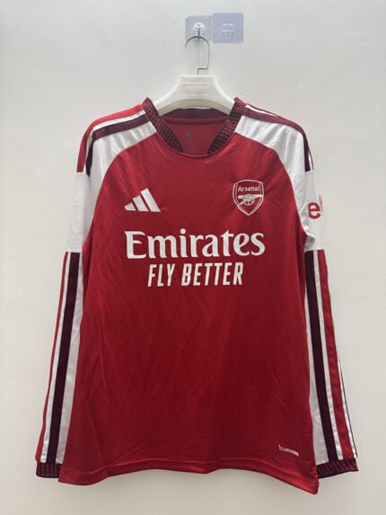 （S-4XL） 2026-2027 Arsena Home Red Soccer Long sleeves Jersey AAA
