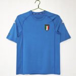 Retro version 2000 Italy Home Blue Soccer Jersey AAA