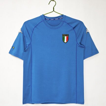 Retro version 2000 Italy Home Blue Soccer Jersey AAA