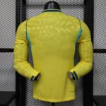 Player Version 2026-2027 Brazil Home Yellow Long sleeves Soccer Jersey AAA - Image 2