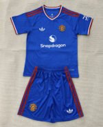 2026-2027 Manchester United Blue Soccer uniform