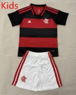 2026-2027 Flamengo Home Red Black kids/youth  Soccer uniform