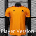 Player version 2026-2027 Roma Orange Soccer Jersey AAA