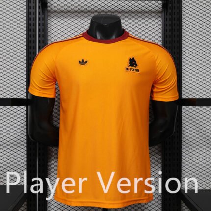 Player version 2026-2027 Roma Orange Soccer Jersey AAA