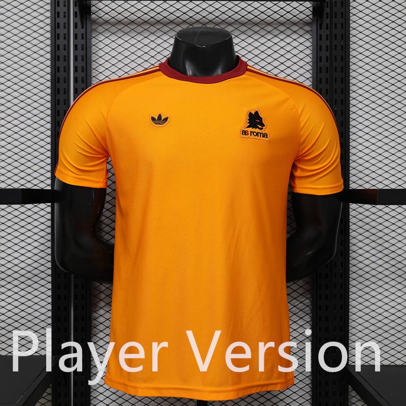 6f57b523 Player version 2026-2027 Roma Orange Soccer Jersey AAA - Image 1