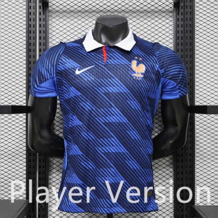 Player Version Embroidered version 2026-2027 France Home Blue Soccer Jersey AAA