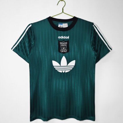 Retro Version 95-96 Liverpool Green Soccer Jersey AAA